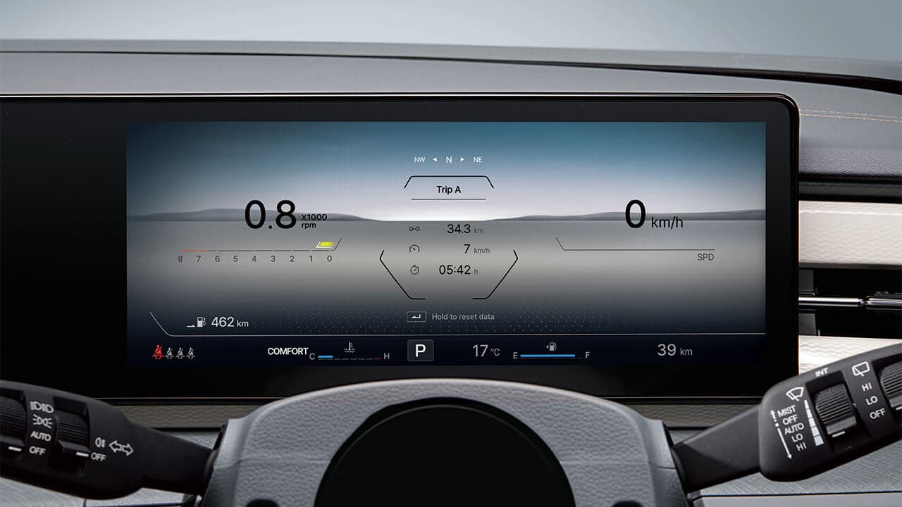12.3-inch digital instrument cluster